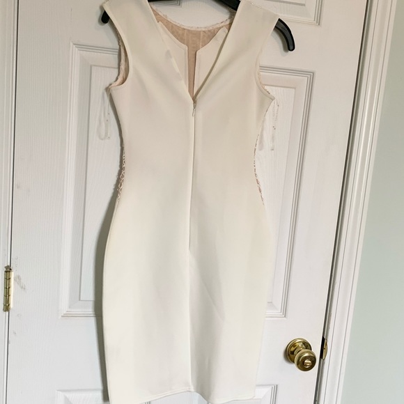 White cocktail dress, worn once - Picture 4 of 6
